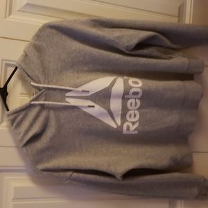 Grey reebok sweatshirt